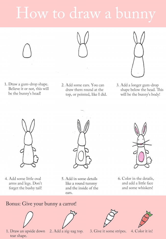 Cómo dibujar un conejo