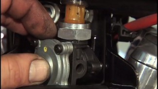 Draining Sportster Gas Tank & Filter Service
