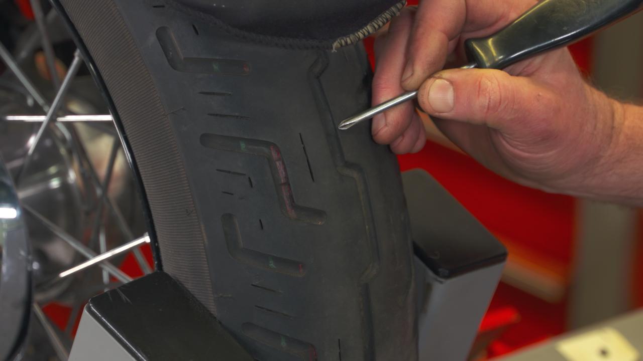 Check Front M8 Softail Tire Pressure and Tread Fix My Hog