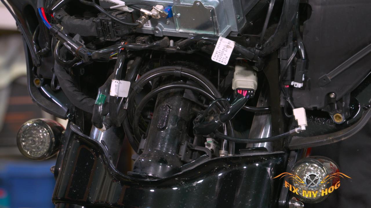 M8 Harley Touring Steering Head Bearing Adjustment Fix My Hog