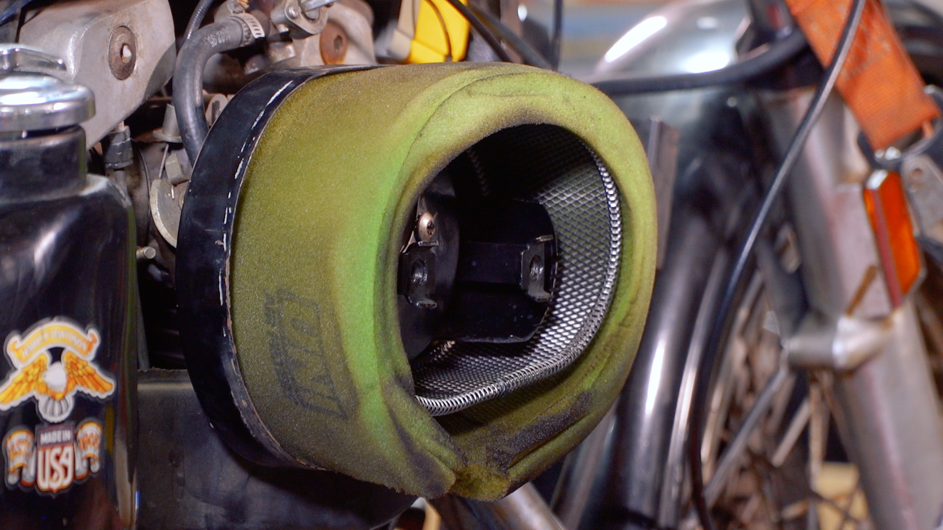 Ironhead Air Cleaner, Carb, Spark Plugs, and Valve Adjustment