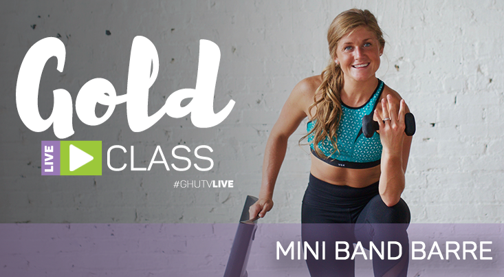GOLD Workout: Mini Band Barre 1 Video Download