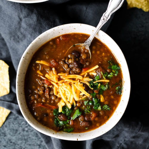 Fall Soups: Slow-Cooker Taco Lentil