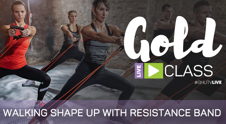 GOLD Workout: Walking Shape Up with the Resistance Band Video Download