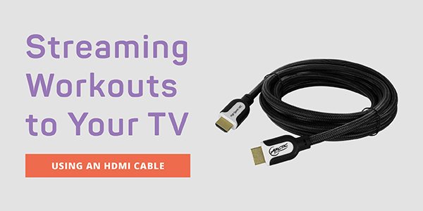 How to Stream GHUTV Workouts to Your TV Using an HDMI Cablearticle featured image thumbnail.