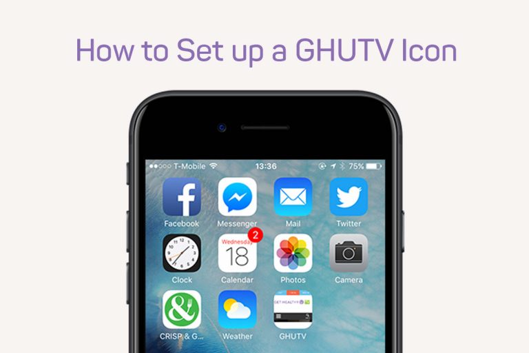 How to Set up a GHUTV Icon on an iPhonearticle featured image thumbnail.