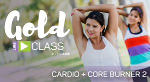 Ad for Cardio and Core Burner class
