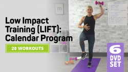 Ad for a low impact training calendar program