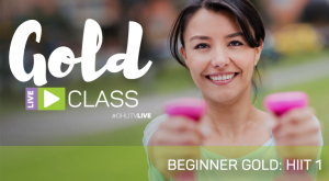 Ad for a Beginner Gold HIIT class