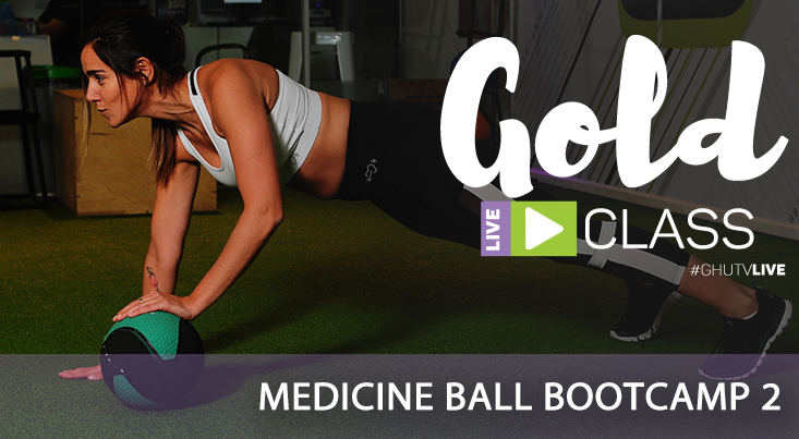 Ad for a Medicine Ball Bootcamp class