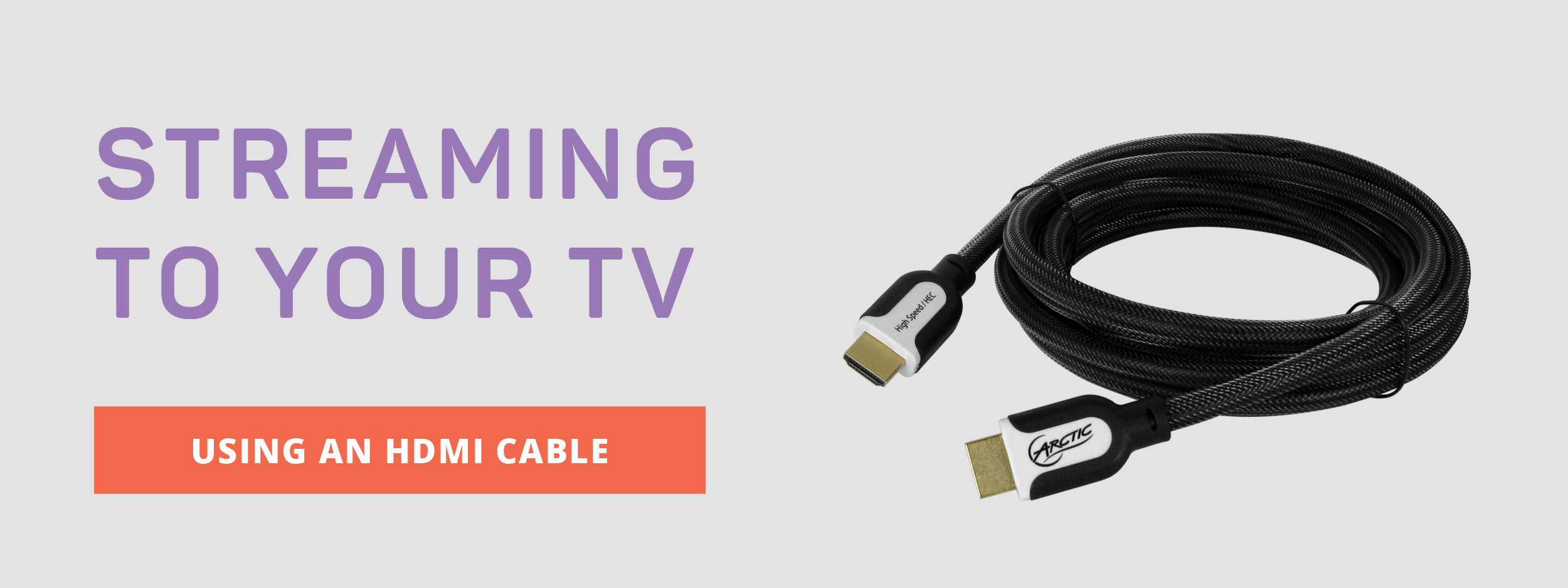 Stream using an HDMI Cable