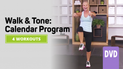 Ad for a workout calendar program