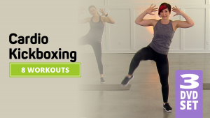 Ad for cardio kickboxing workout