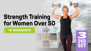 Ad for strength training over 50 for women