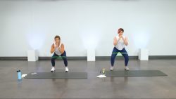 Two women working out with resistance bands