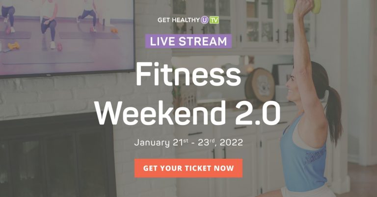 Ad for Fitness Weekend 2.0 ticket sales
