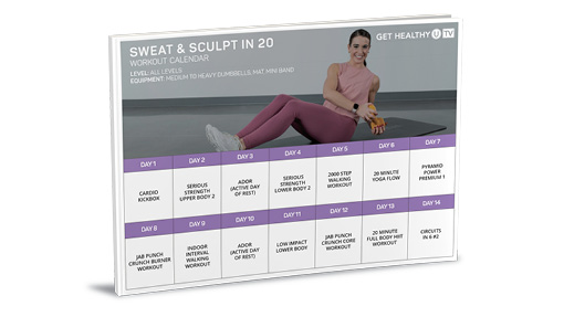 Sweat & Sculpt in 20: Calendar Program