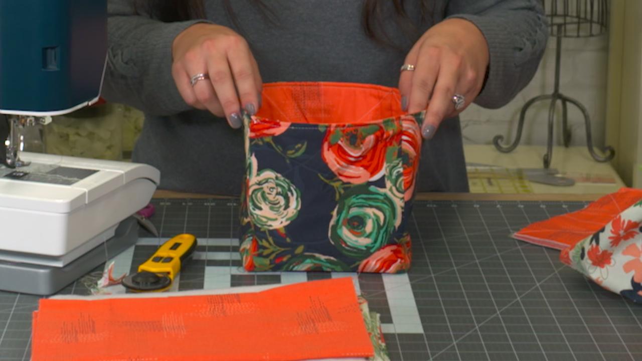 How to Make a Sturdy Fabric Basket Craft And Hobby