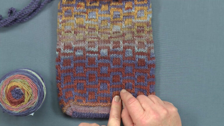 Continental Knitting Techniques for Mosaic Patterns