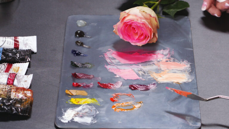 Oil Painting Colors for Painting Flowers