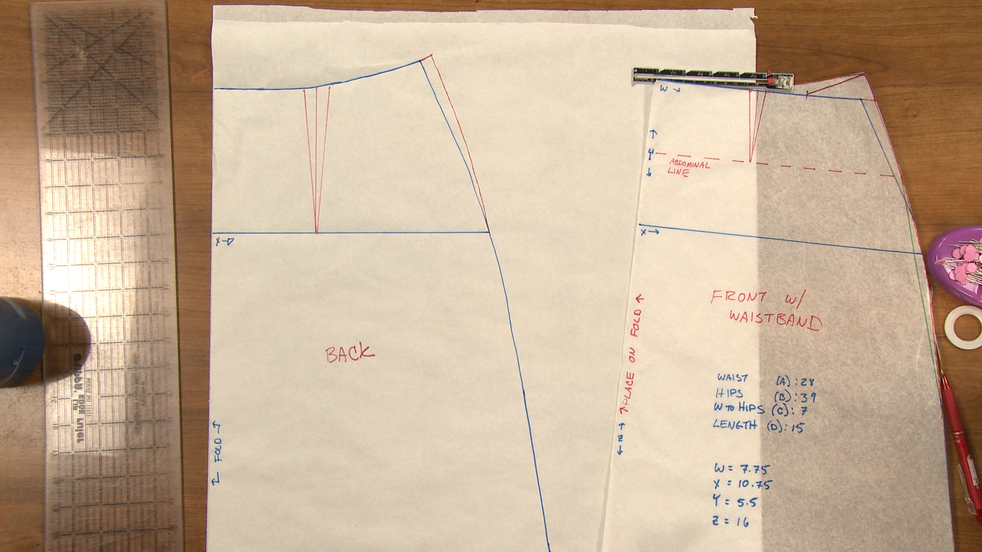 Session 2: Drafting a Pattern