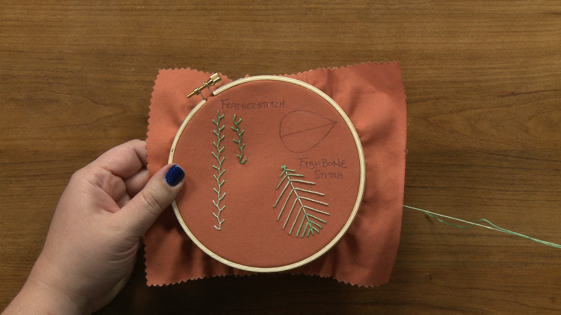 Session 10: French Knots &amp; Seed Stitches