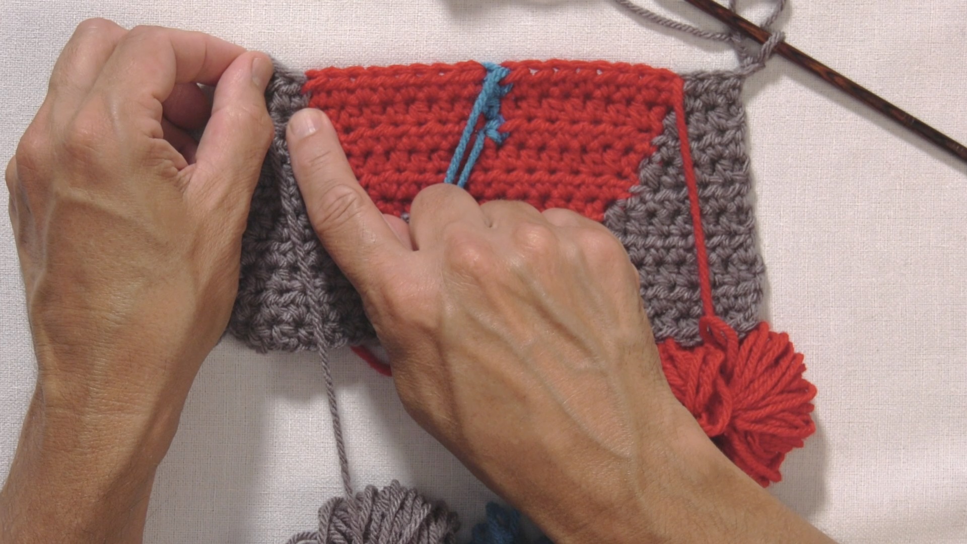 Cómo seguir un diagrama de Crochet Reversible