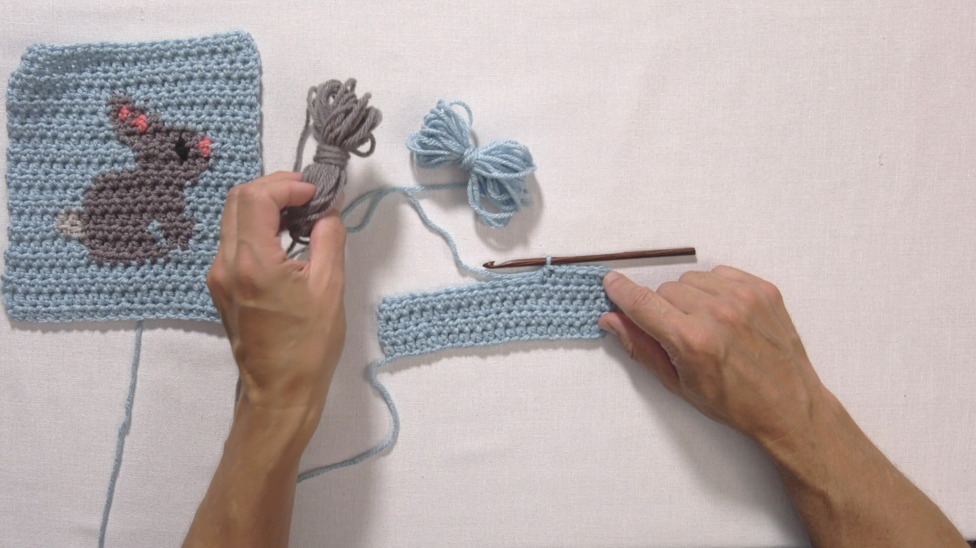 Dos técnicas para cambia de color en el Crochet Reversible