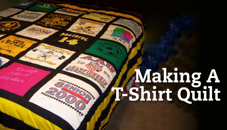 Making a T-Shirt Quiltproduct featured image thumbnail.