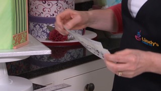 Painting & Stenciling the Cake