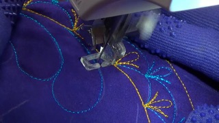 Combining Hyperquilting &amp; Trapunto