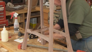 Final Gluing, Sanding & Leveling
