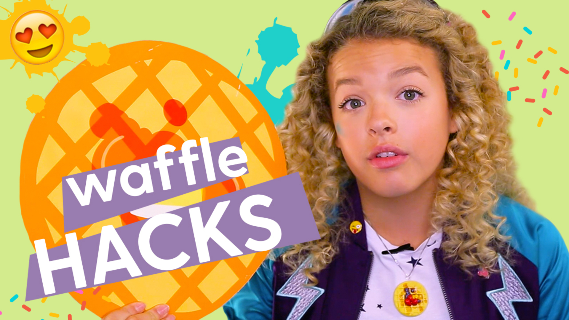 Waffle Iron Hacks: Rainbow Waffles, Waffle Cookies, DIY Necklace