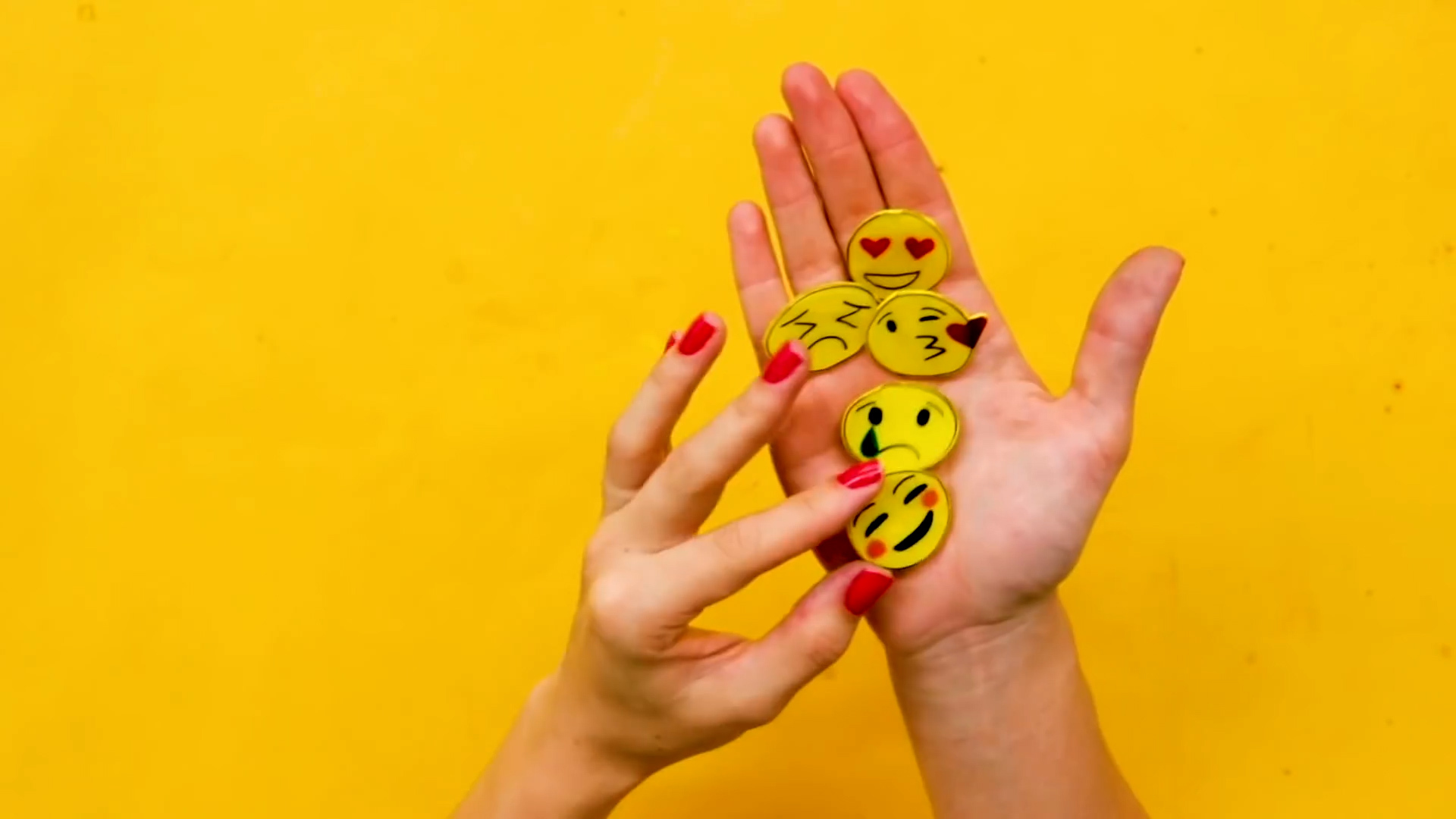 DIY Emoji Pins using Recycled Food Containers!