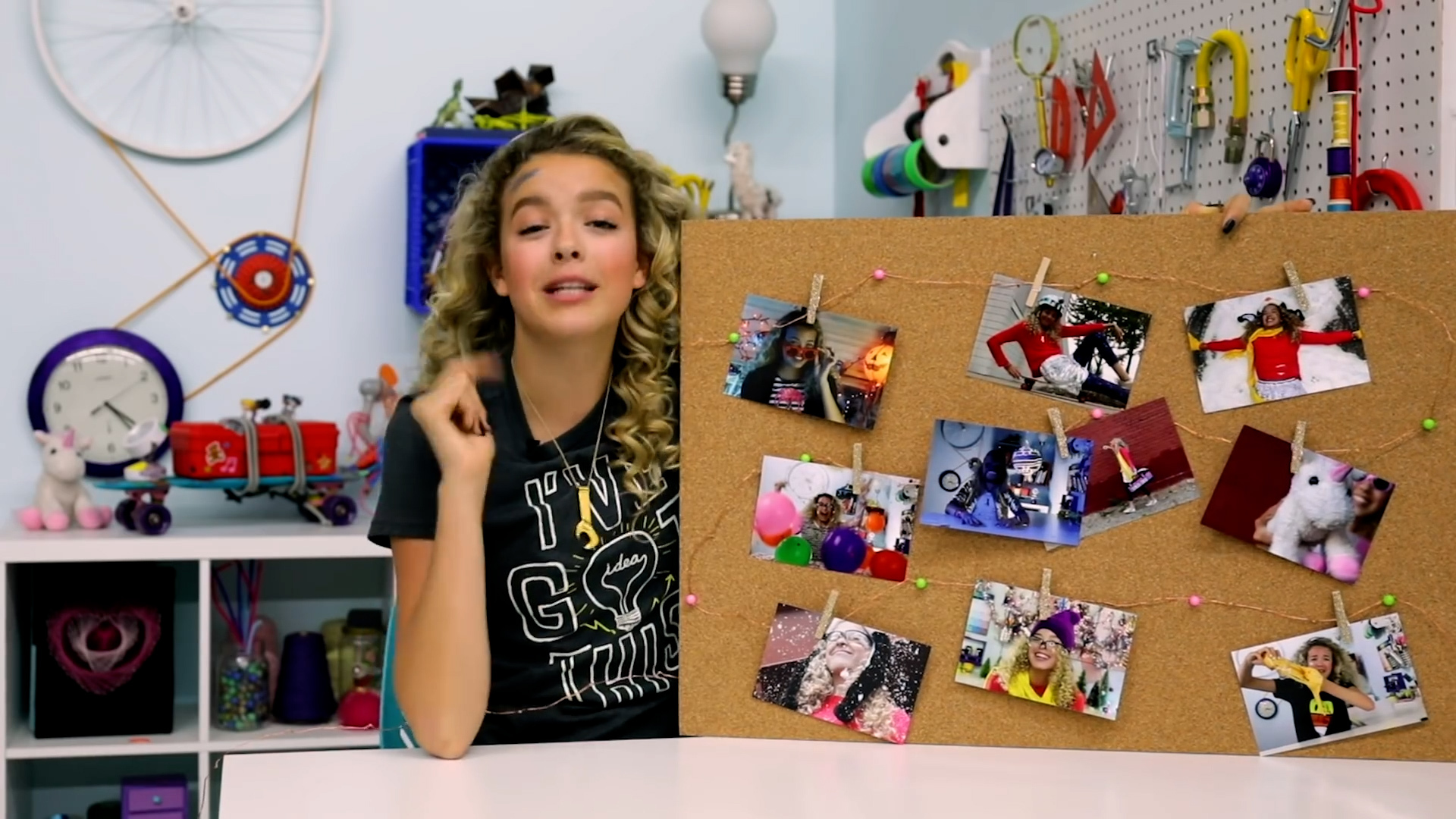 Room Decor for 2019: DIY Picture Wall, Disco Ball Pinata