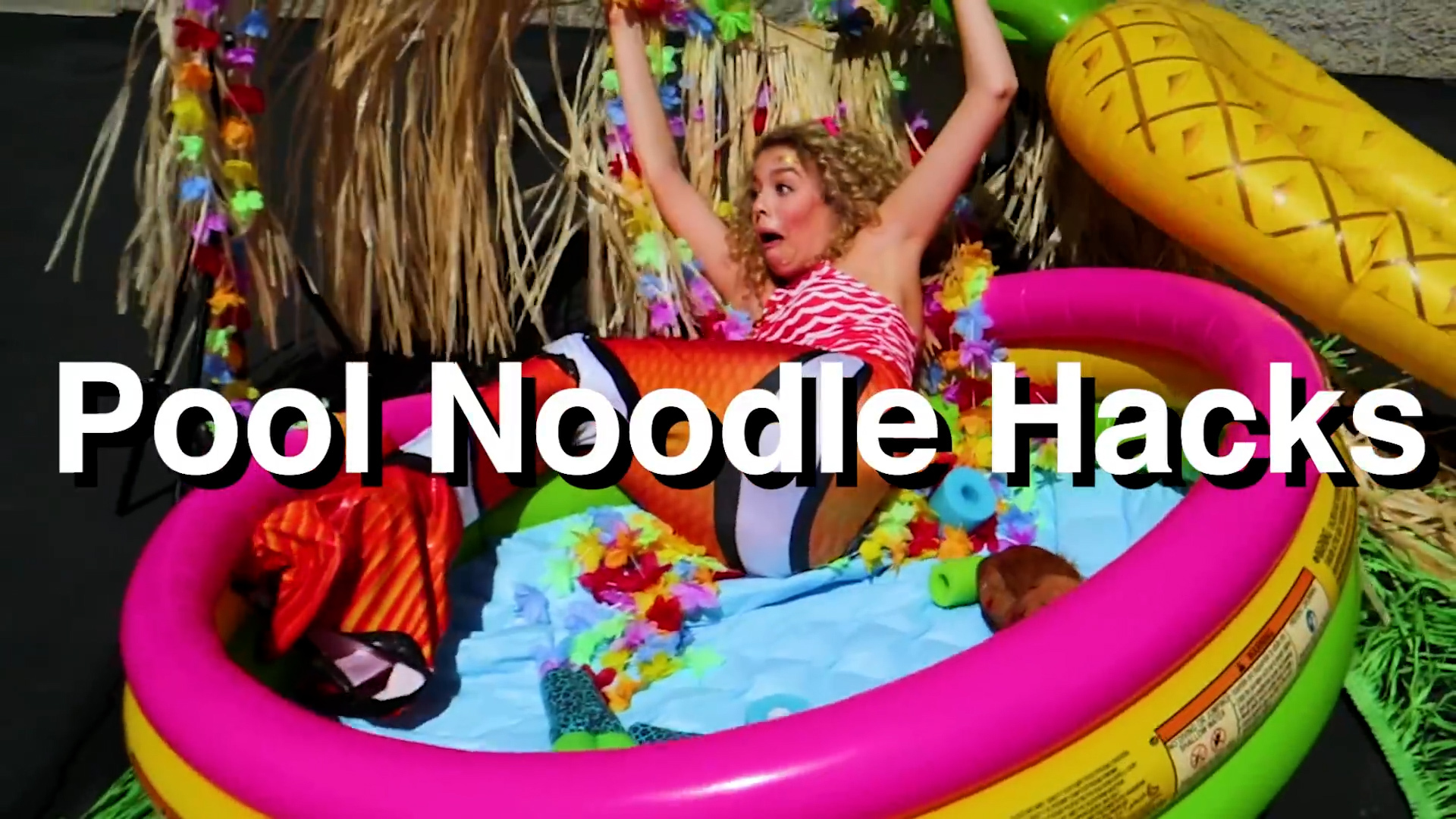 Pool Noodle Crafts: DIY Floating Candles, DIY Confetti Shooter, DIY Rackets