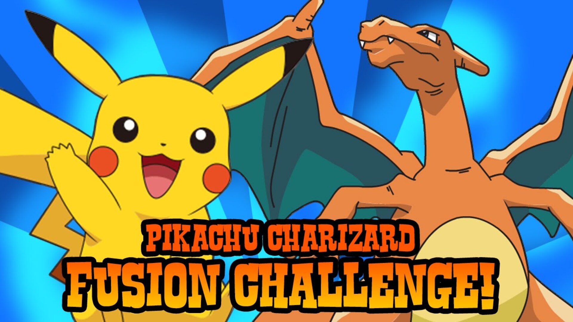 How to Draw a Pikachu-Charizard Mashup Character