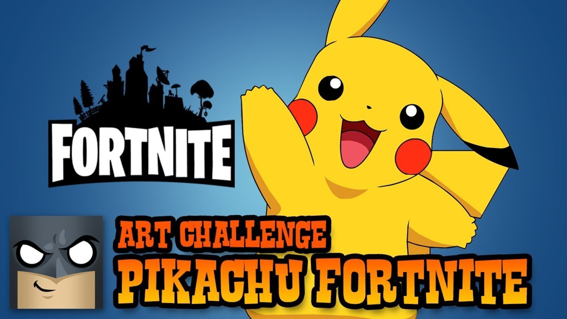 How to Draw Pikachu In the Style of Fortnite