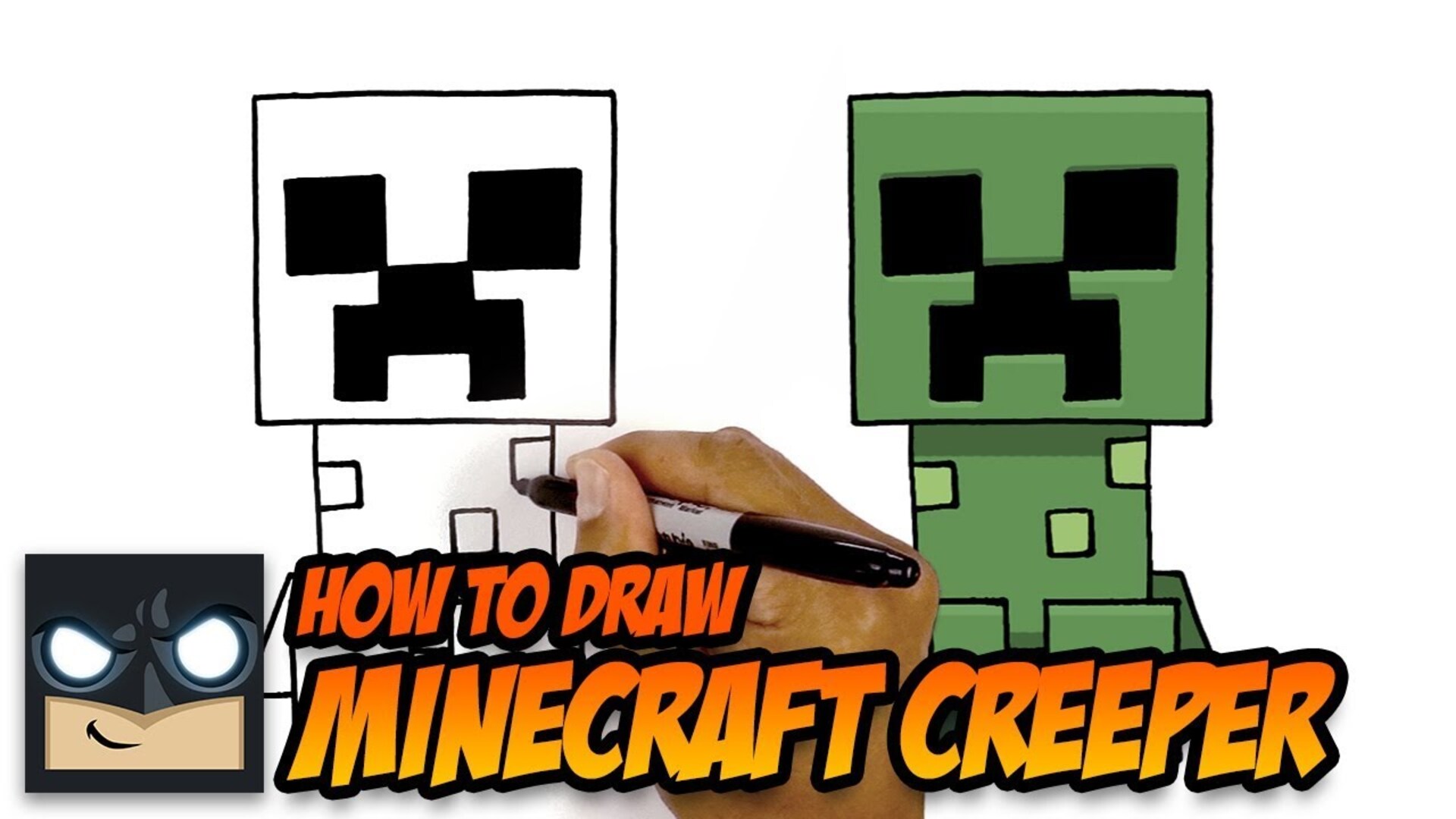 How to Draw a Minecraft Creeper