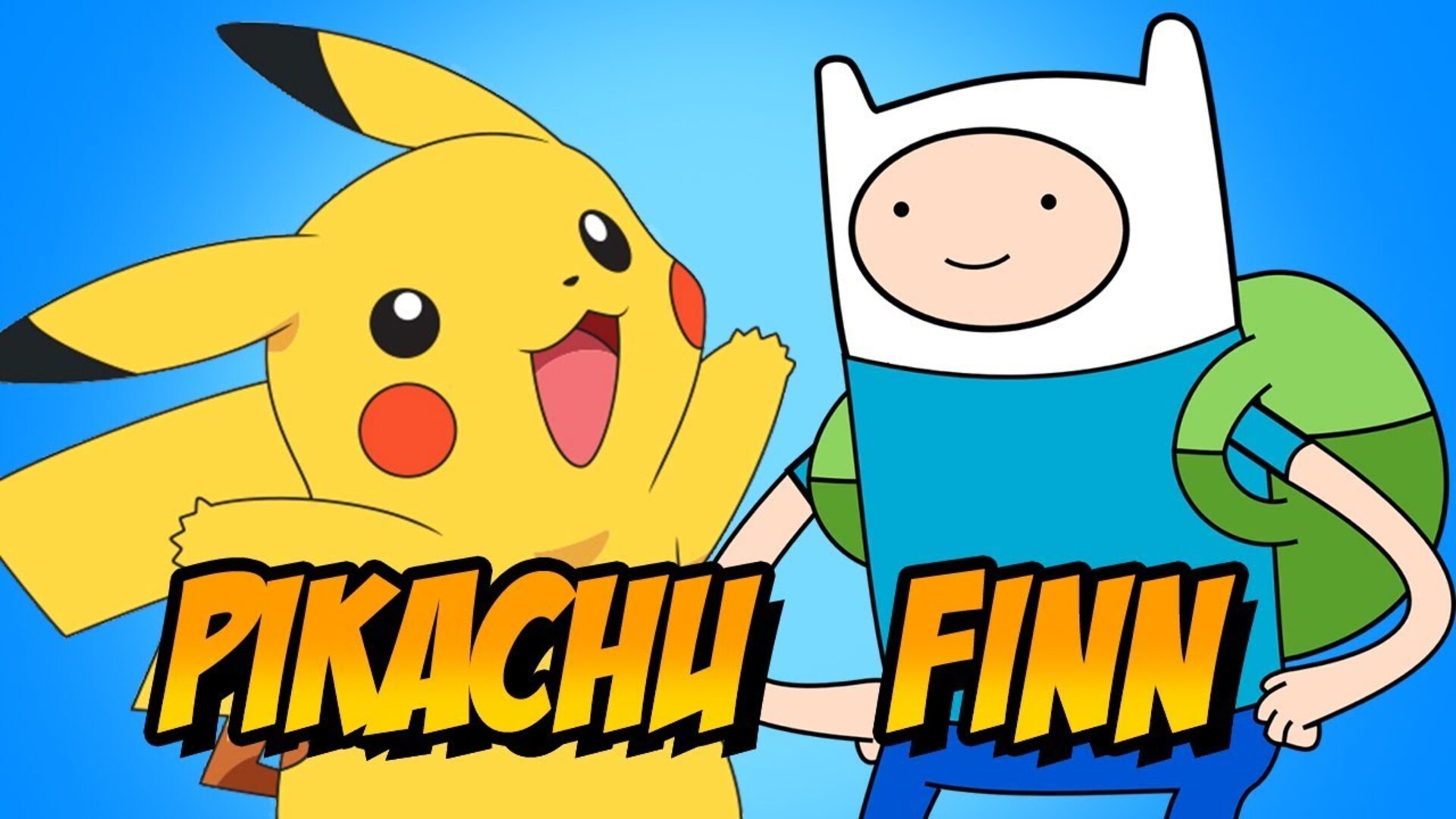 How to Draw a Pikachu-Finn Mashup Character