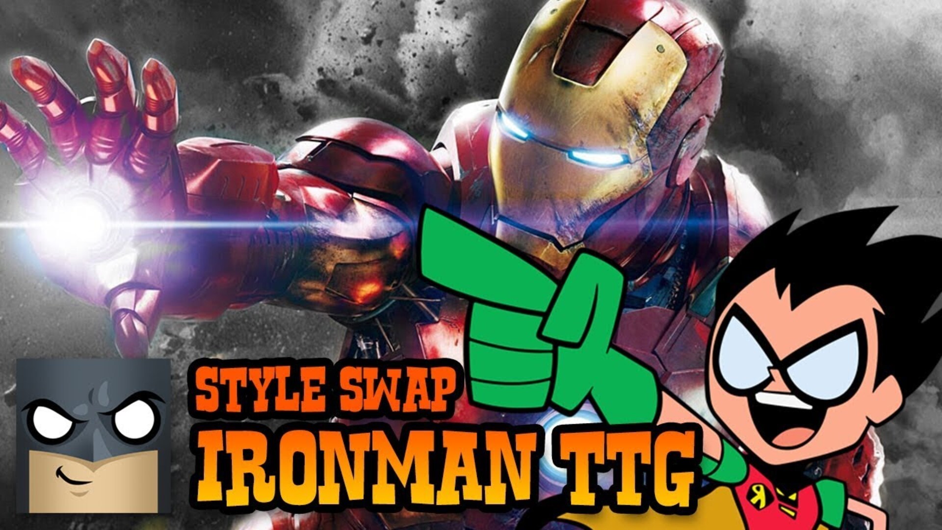 How to Draw Iron Man In the Style of Teen Titans GO