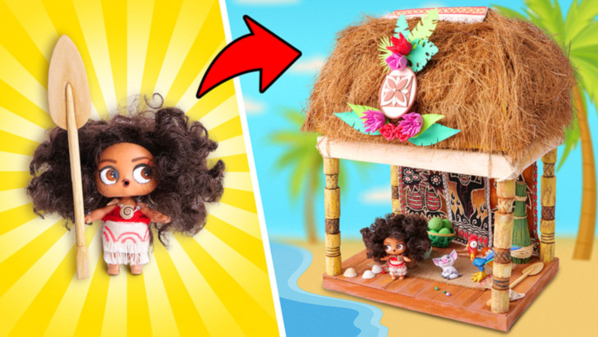 Doll Makeovers and Tropical Decor Ideas!