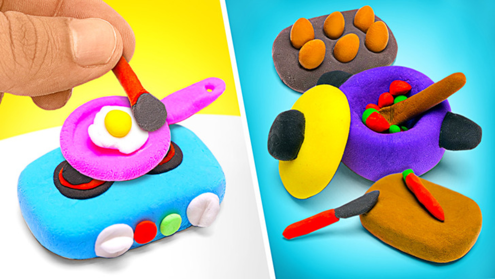 Let's Make Mini Kitchen Set And Food