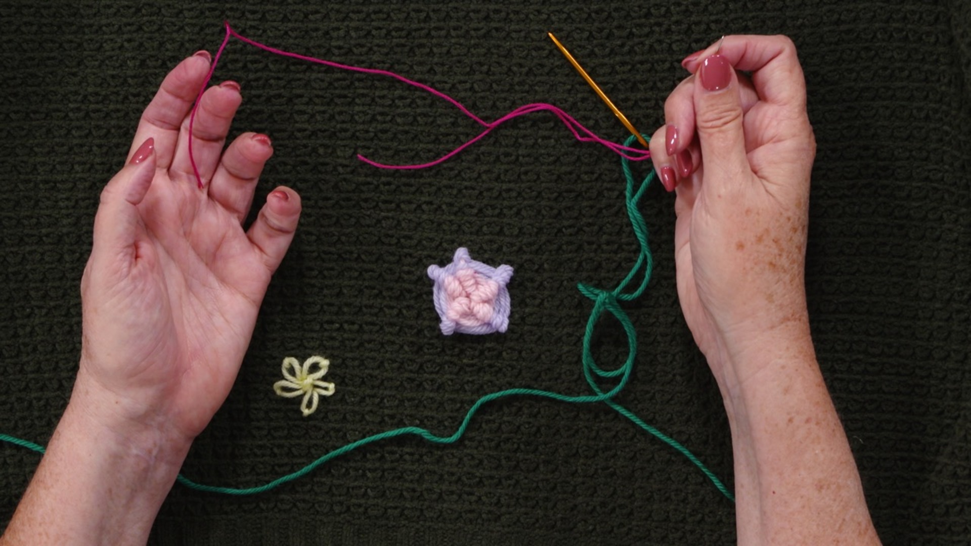 Embroidering on Knits