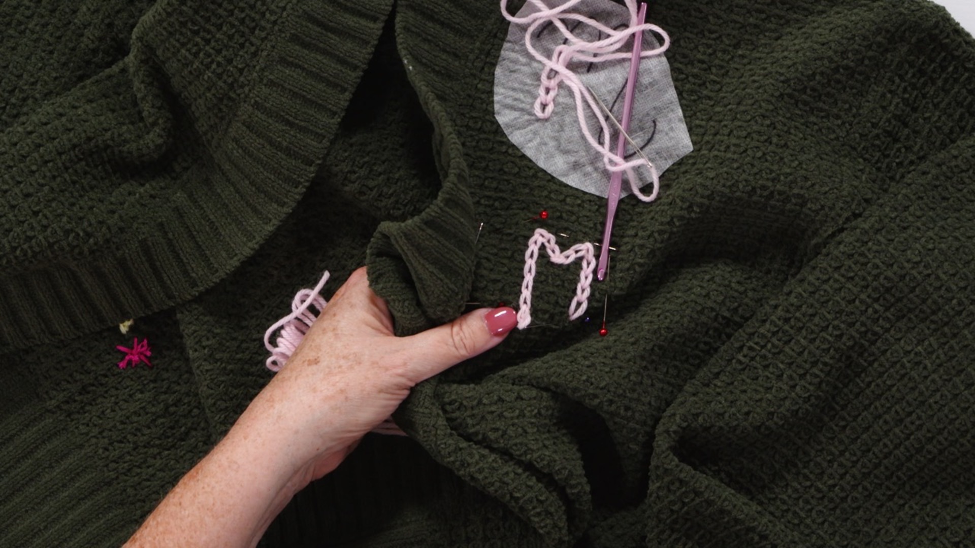 Monogramming with Chain Stitch