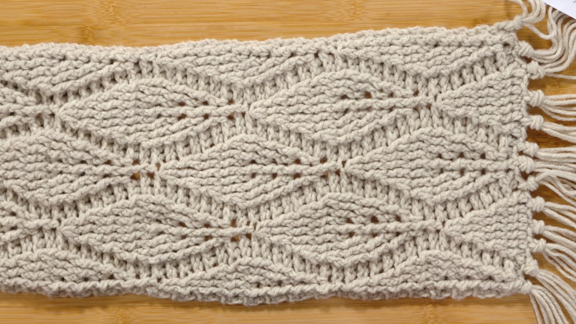 Cascading Leaves Scarf