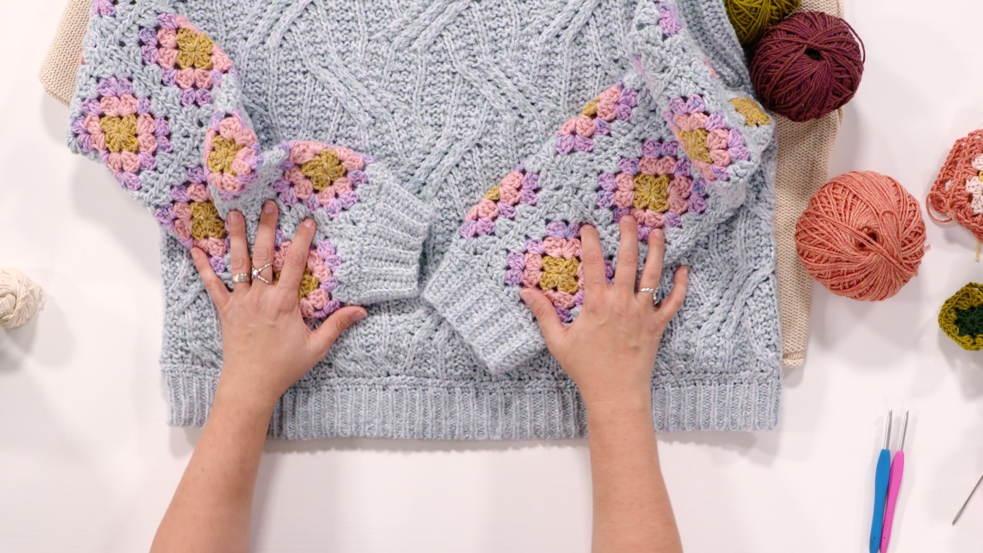 Session 4: Granny Sleeve Modification: Make Granny Square Sleeve