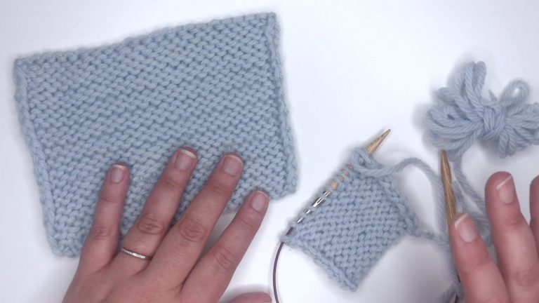 How to Work Reverse Stockinette Stitch