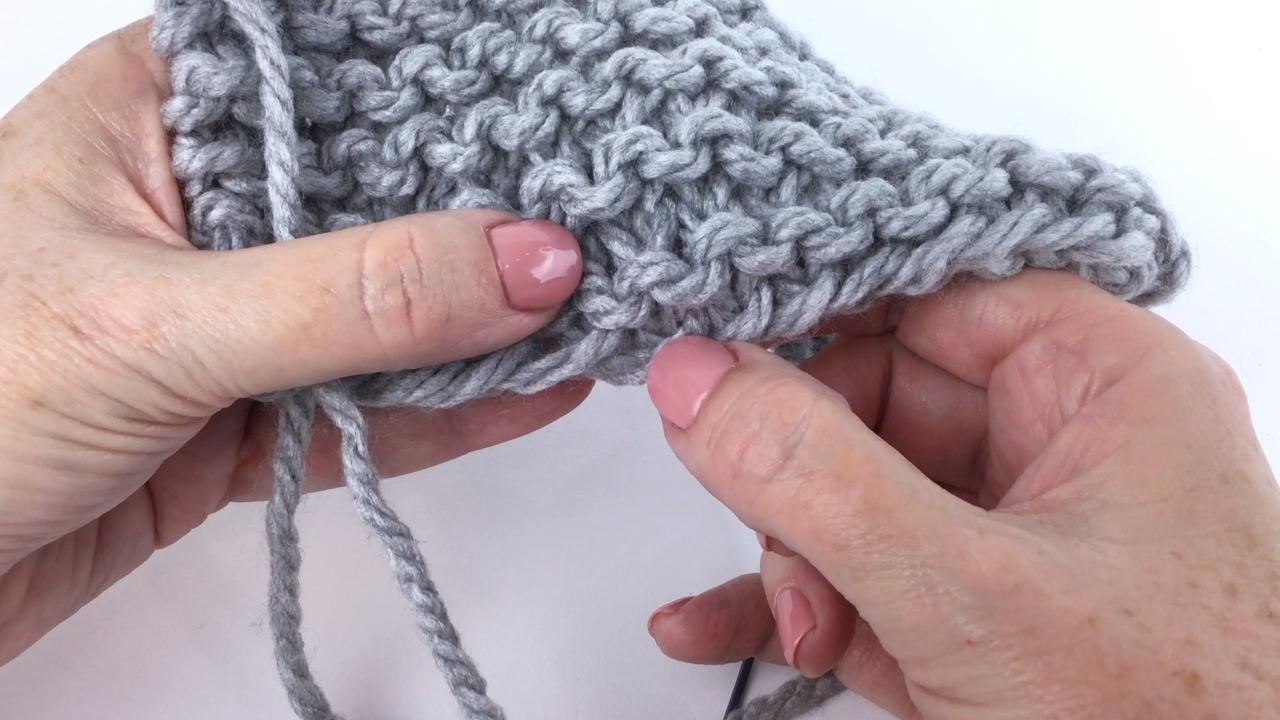 Counting Rows In Garter Stitch The Knitting Circle