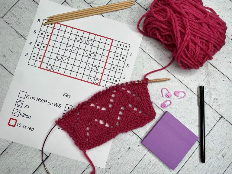 Five Tips for Knitting from a Chartarticle featured image thumbnail.